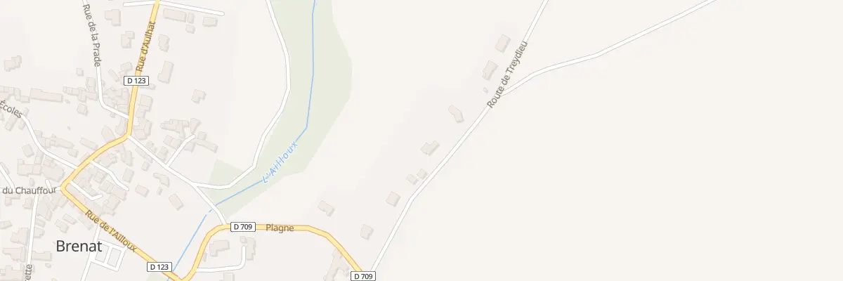 Plan du 5016 Plagne à Brenat