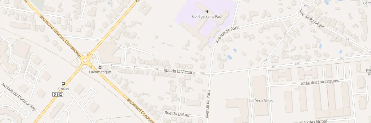 Plan du 6 Rue de la Victoire à Soissons