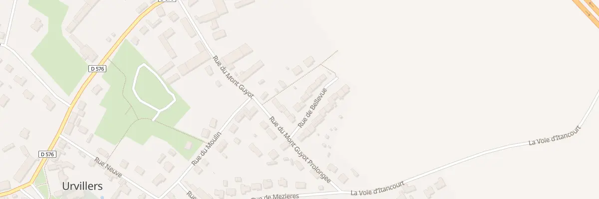 Plan du 4 Rue de Bellevue à Urvillers