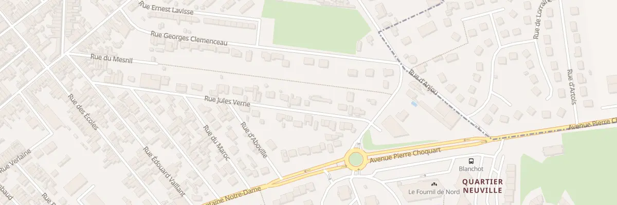 Plan du 93 Rue Jules Verne à Saint-Quentin