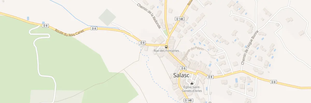 Plan du 2 Imp du Murier à Salasc