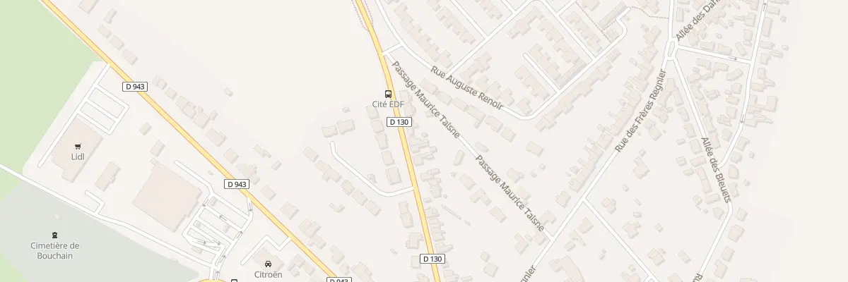 Plan du 228 Rue Emile Darthois à Bouchain
