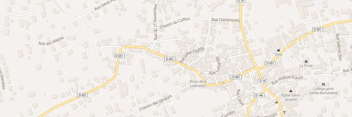 Plan du 8 Rue Emile Roux à Sainte-Florine