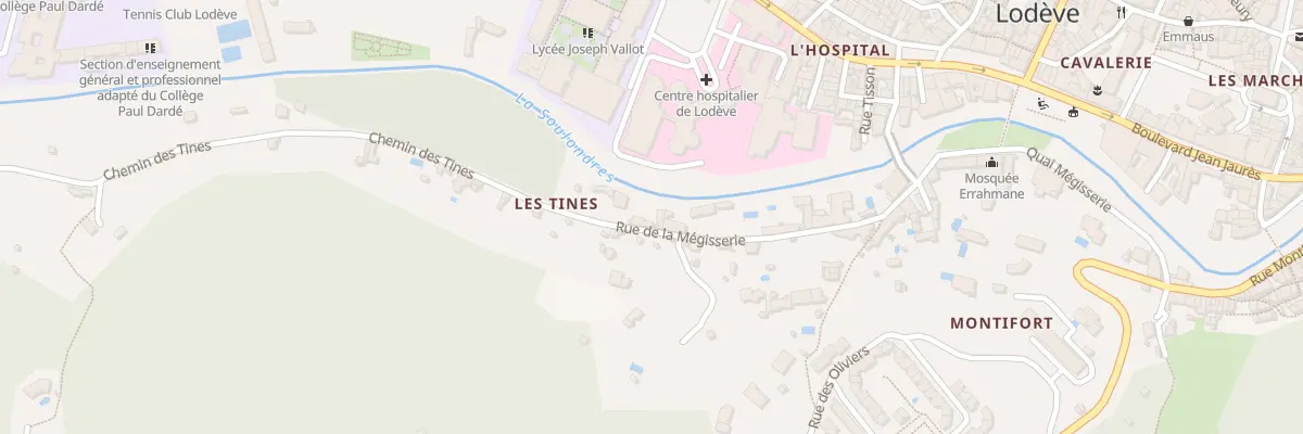 Plan du 16B Quai Megisserie à Lodève