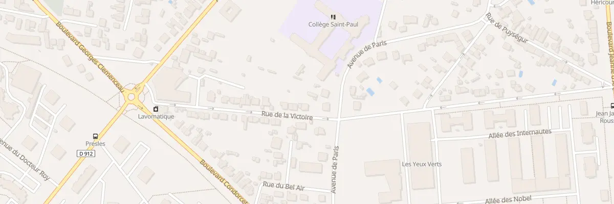 Plan du 4 Rue de la Victoire à Soissons