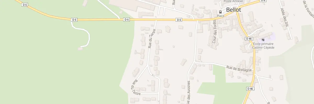 Plan du 8 Rue du Tartre à Bellot