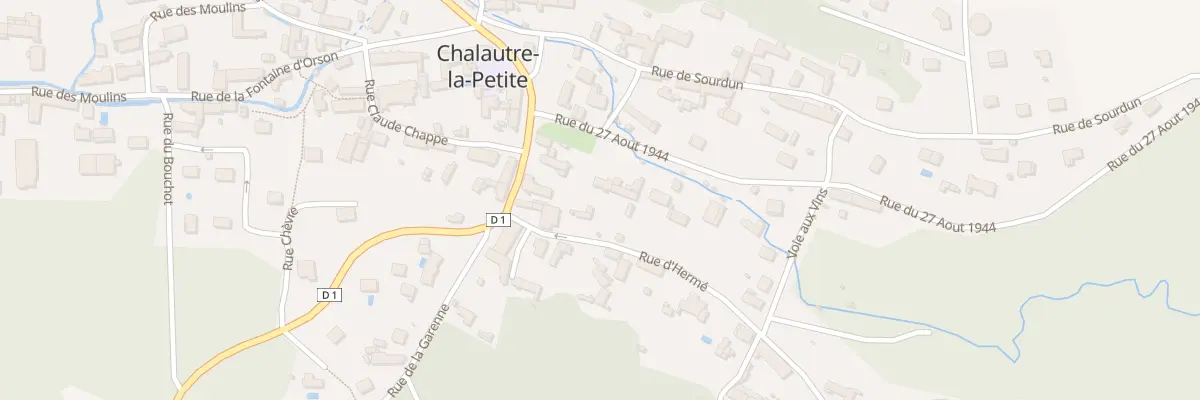 Plan du 71 Rue d’Hermé à Chalautre-la-Petite