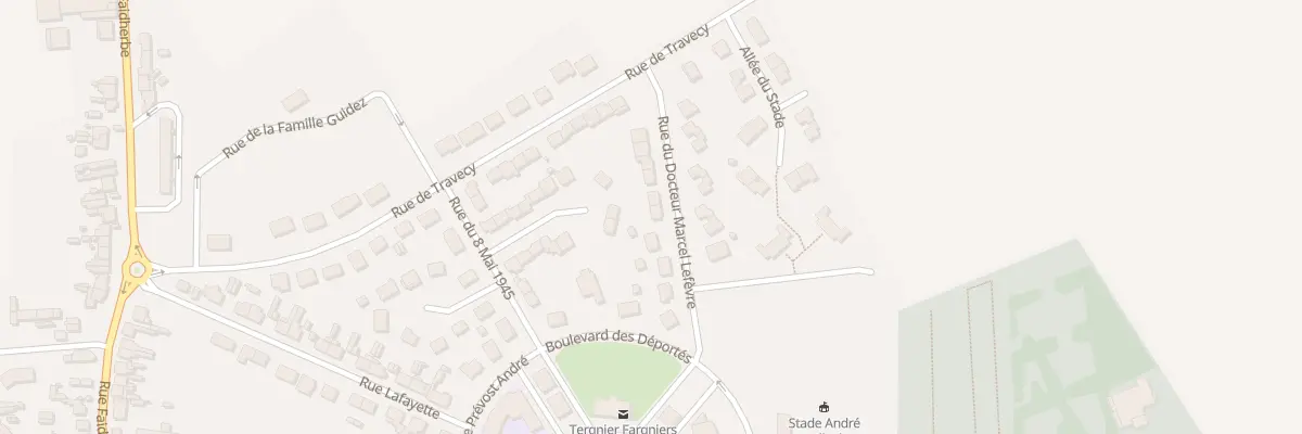 Plan du 7 Rue du Docteur Lefevre à Tergnier
