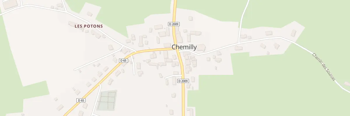Plan du 259 Rte du Saint-Pierre Doré à Chemilly
