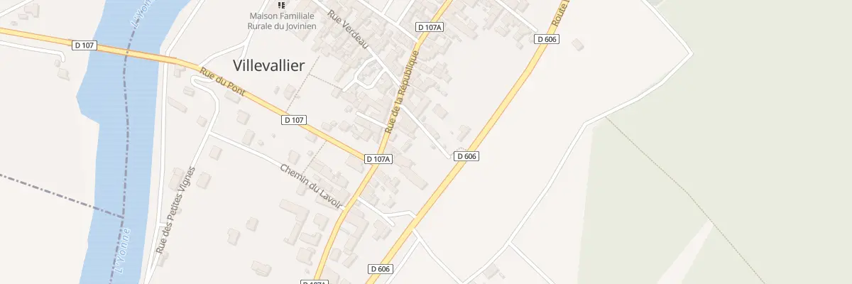 Plan du 2 Rue du Château à Villevallier