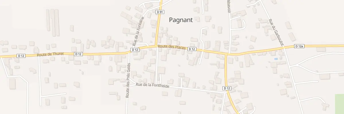 Plan du 4 Rte des Places - Pagnant à Saint-André-le-Coq