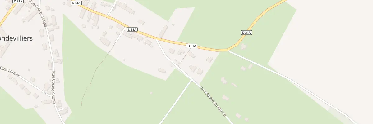 Plan du 27 Rue du Montcel à Hondevilliers