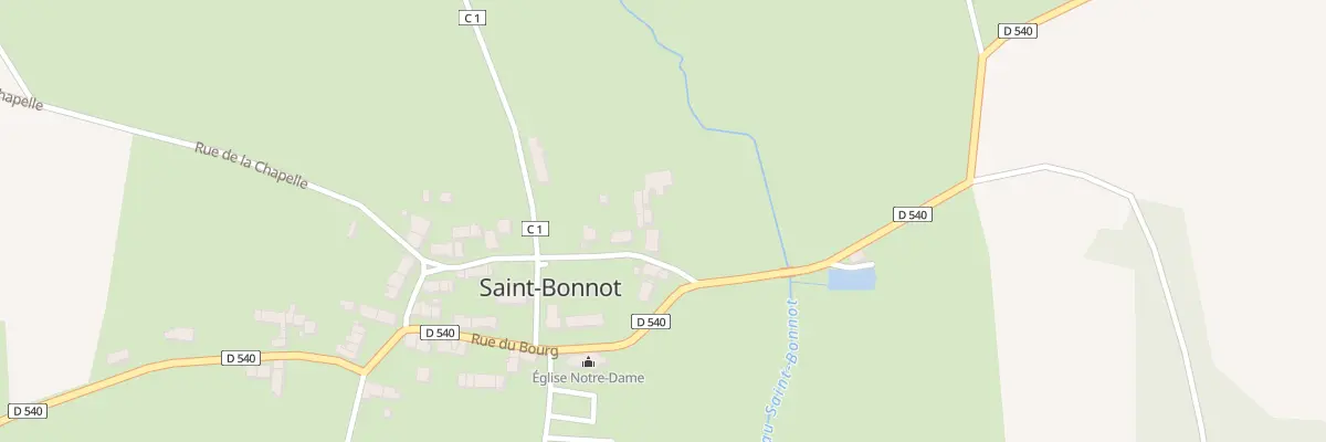 Plan du 5 Le Bourg à Saint-Bonnot