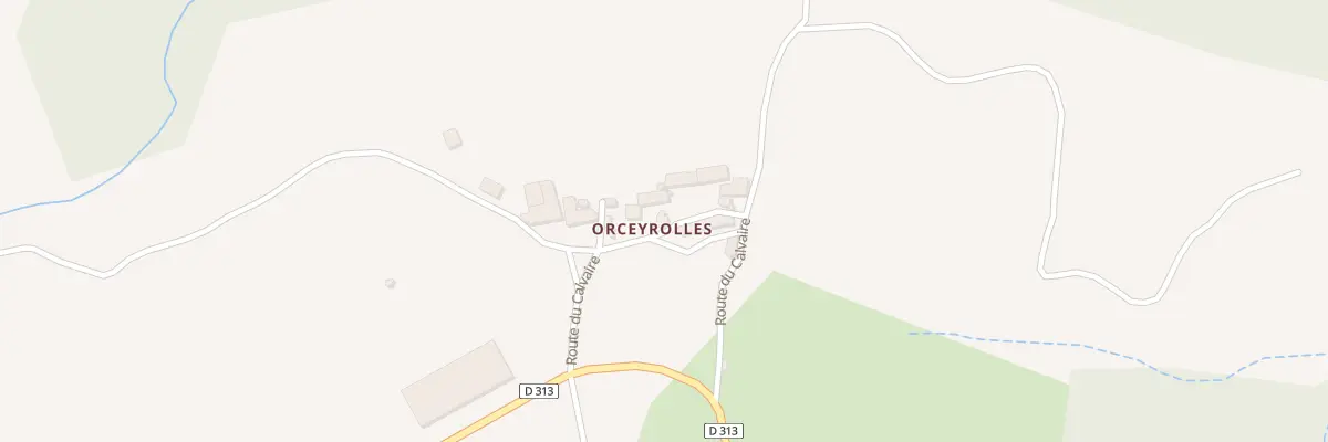 Plan du 6002 Orceyrolles à Chazelles