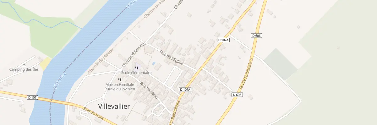 Plan du 4 Rue de l’Église à Villevallier