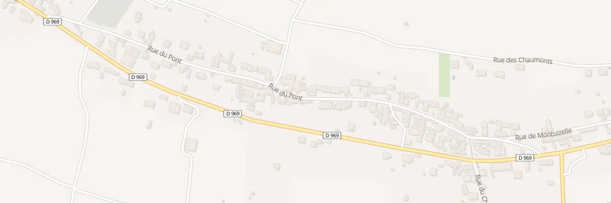 Plan du 75 Rue du Pont à Saulchery