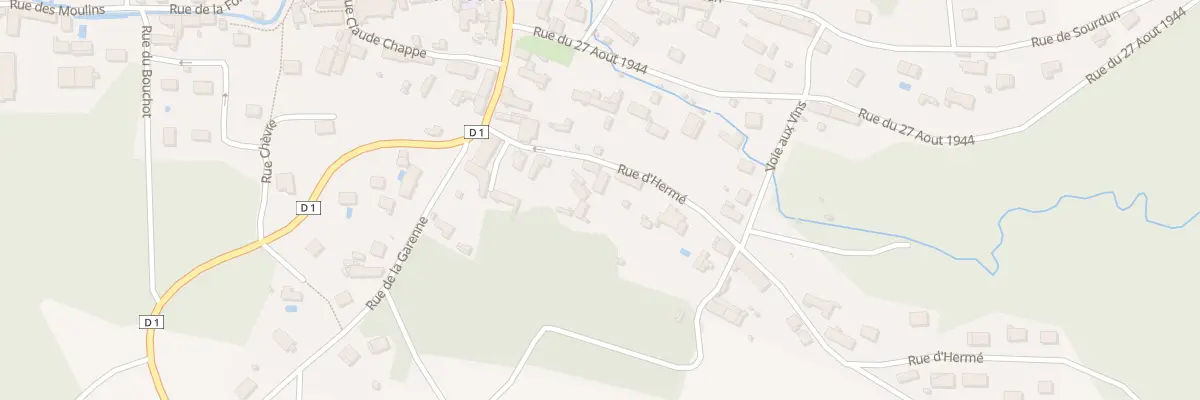 Plan du 110 Rue d’Hermé à Chalautre-la-Petite