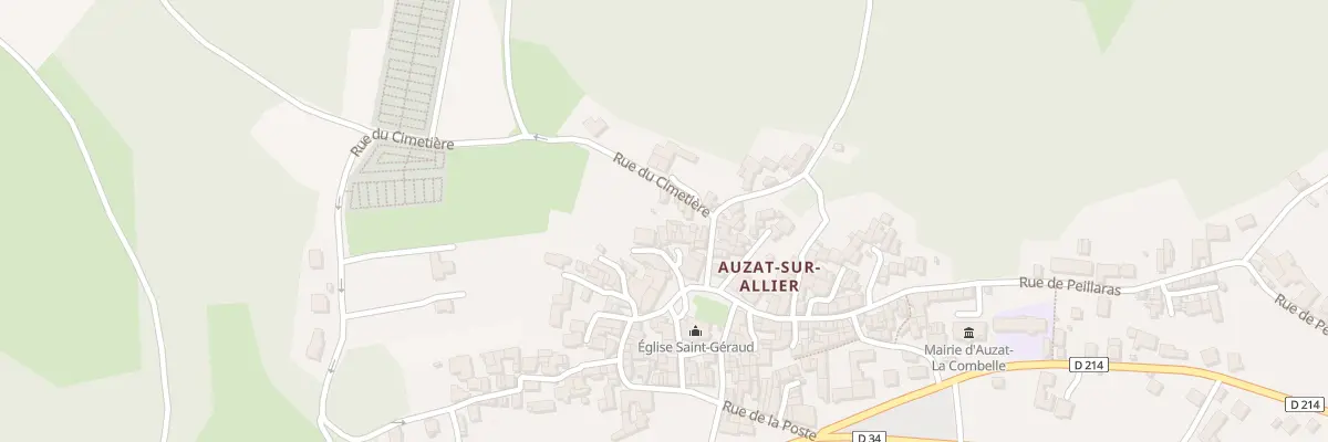 Plan du 7 Pl de l’Eglise à Auzat-la-Combelle
