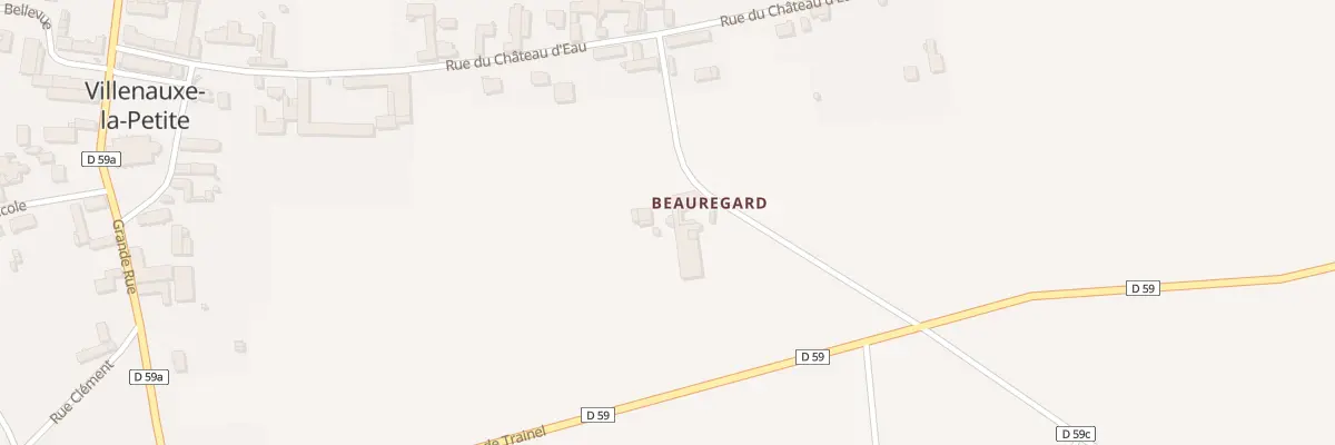 Plan du 6 Rue de Beauregard à Villenauxe-la-Petite
