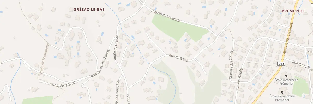 Plan du 147 Rue du Huit Mai à Lodève