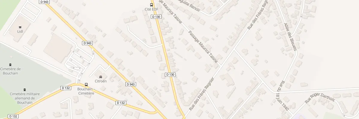 Plan du 128 Rue Emile Darthois à Denain