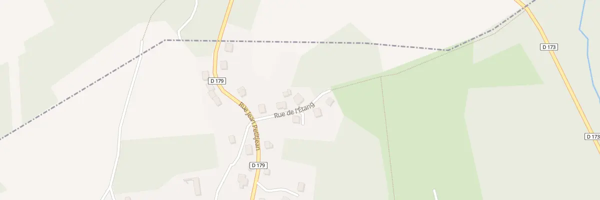 Plan du 3 Rue de l’Etang à Bernoy-le-Château