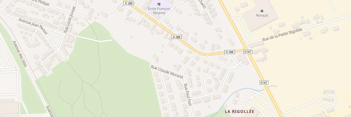 Plan du 9 Rue de la République à Avermes