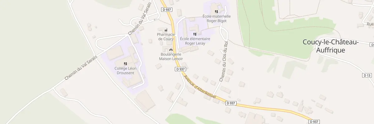 Plan du 11 Av Altenkessel à Coucy-le-Château-Auffrique