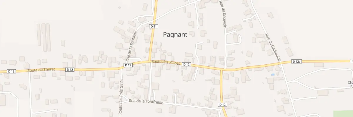 Plan du 5 Rte des Places - Pagnant à Saint-André-le-Coq