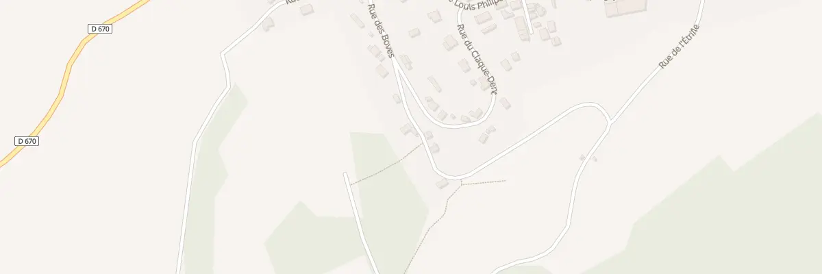 Plan du 10 Rue des Boves à Juvigny