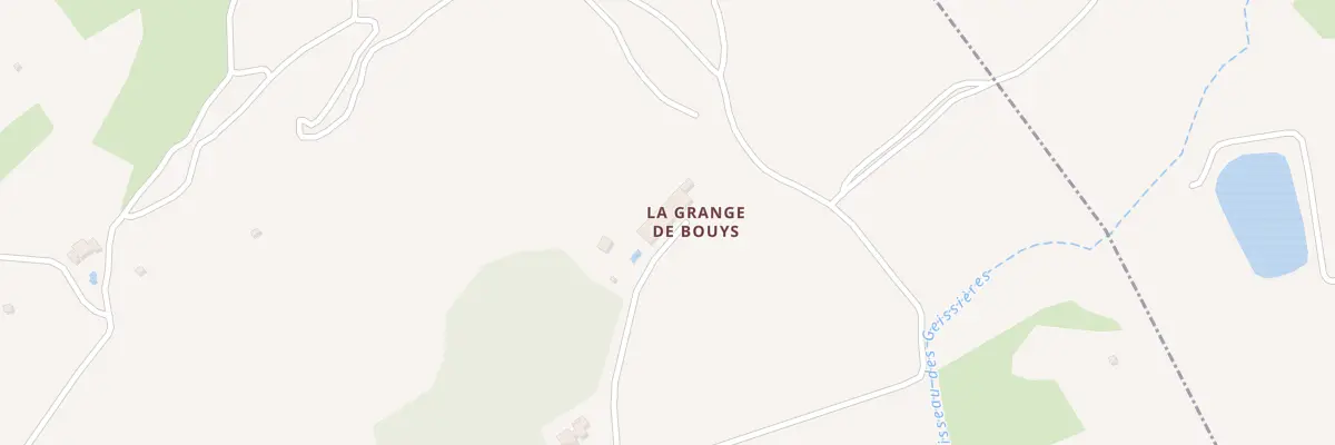 Plan du 1 Che de la Grange de Bouys à Roujan