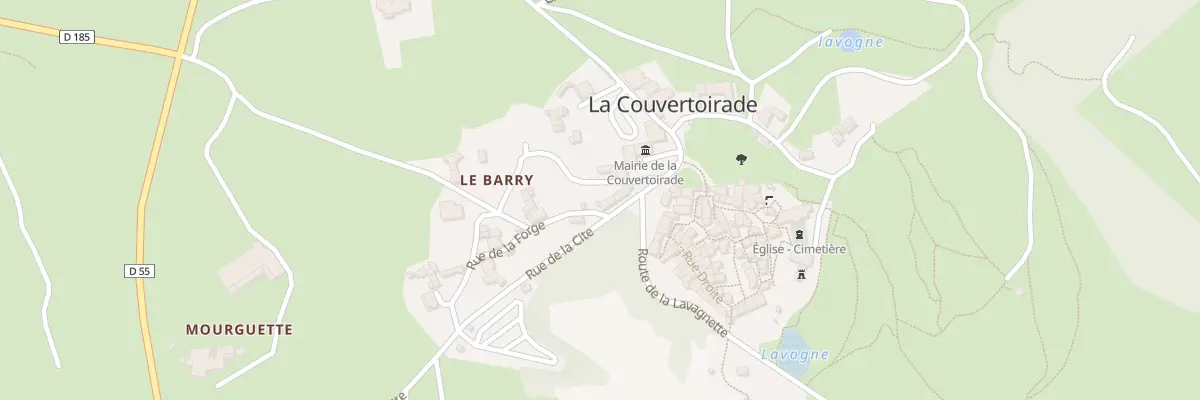 Plan du 5006B Le Barry à La Couvertoirade