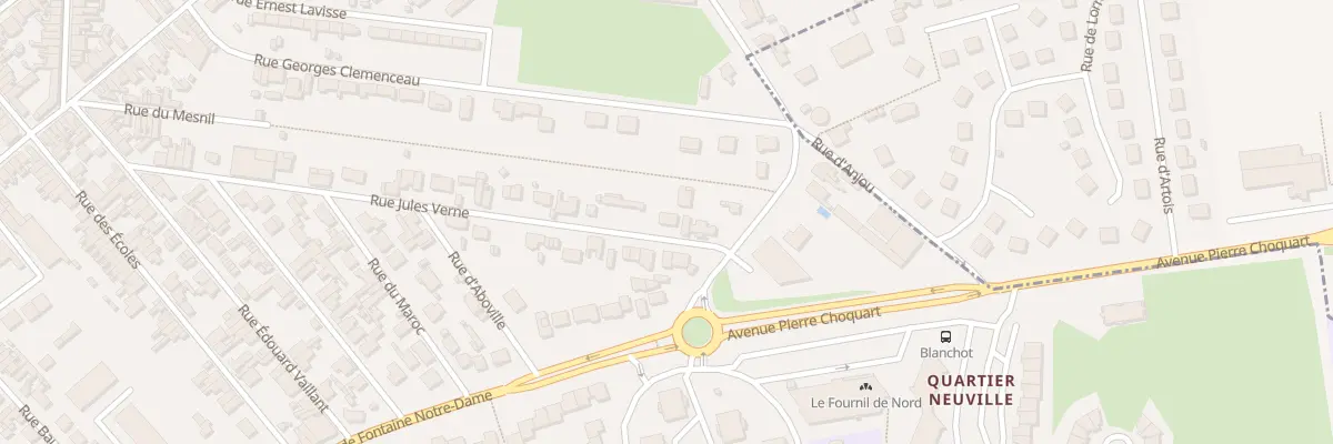 Plan du 99 Rue Jules Verne à Saint-Quentin