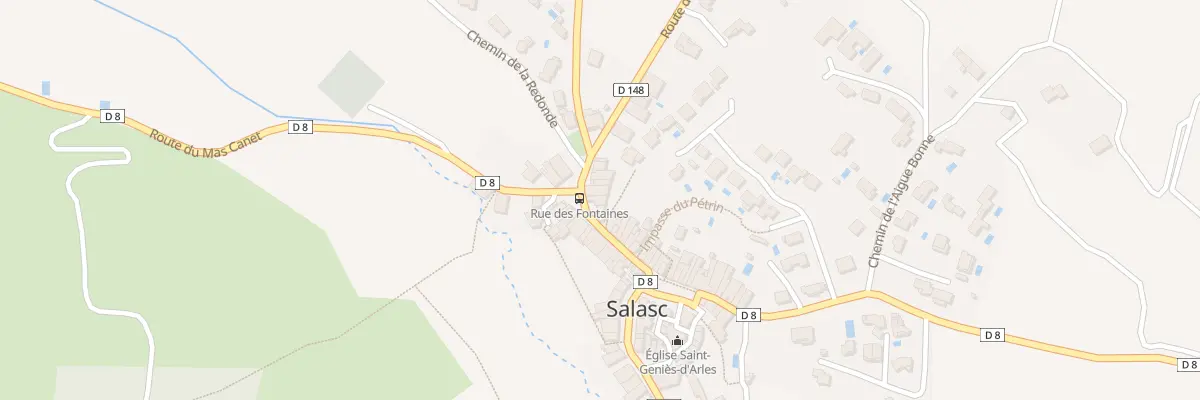 Plan du 7 Rue des Fontaines à Salasc