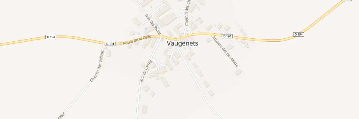 Plan du 6 Rte de Beon-Vaugenets à Béon