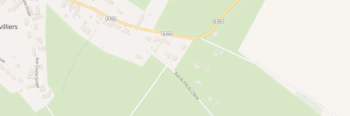 Plan du 10 Rue du Pré du Chène à Hondevilliers