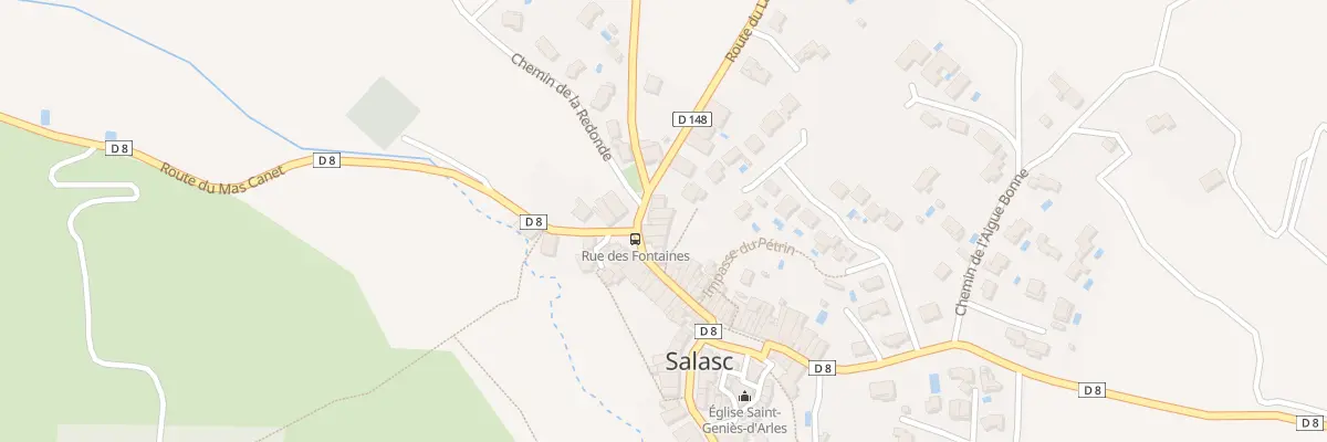 Plan du 3 Rue des Fontaines à Salasc