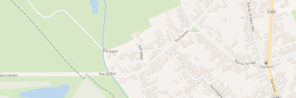 Plan du 8 Rue Kleber à Iwuy