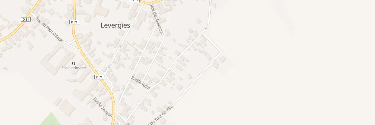 Plan du 24 Rue d’En Haut à Levergies