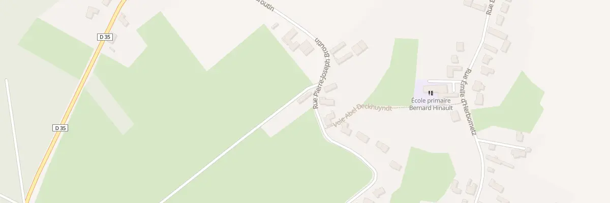 Plan du 380 Rue Pierre Joseph Broutin à Tilloy-lez-Marchiennes