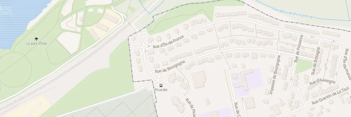 Plan du 368 Rue de Bourgogne à Harly