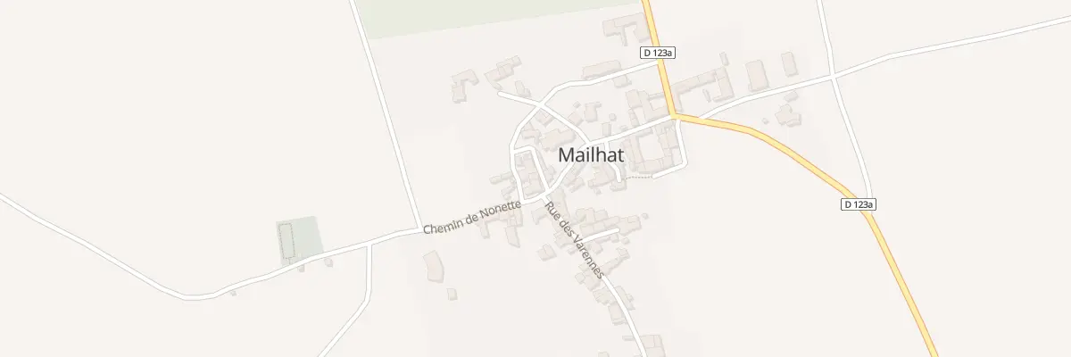 Plan du 1 Rue de la Tour (mailhat) à Lamontgie