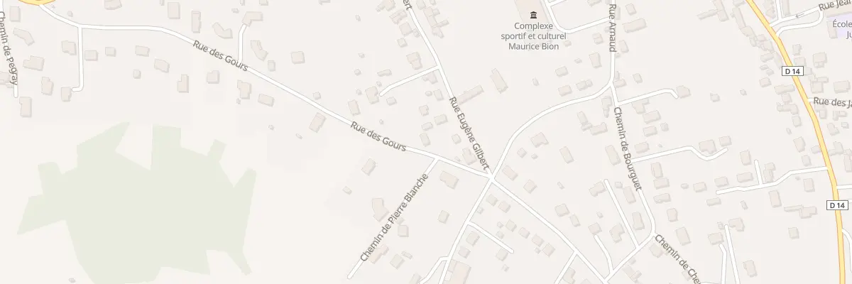 Plan du 4 Rue des Gours à Sainte-Florine