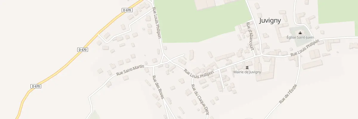 Plan du 34 Rue Louis Philipon à Juvigny