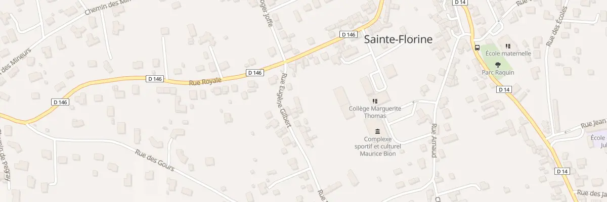 Plan du 5 Rue Eugène Gilbert à Sainte-Florine