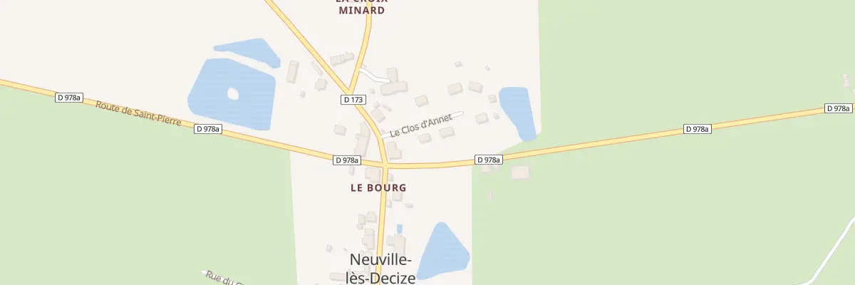 Plan du 9004 Le Bourg à Neuville-lès-Decize