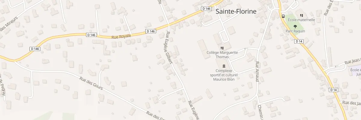 Plan du 7 Rue Eugène Gilbert à Sainte-Florine