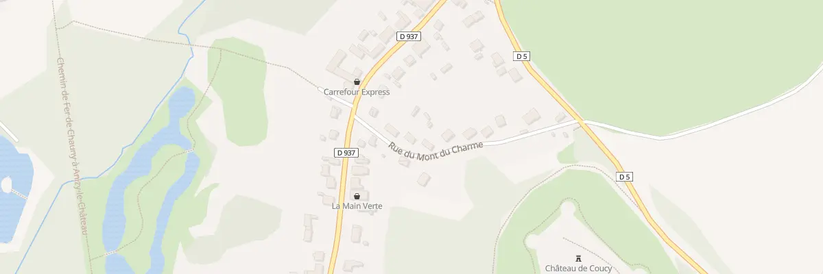 Plan du 5 Sen du Mont de Charme à Coucy-le-Château-Auffrique