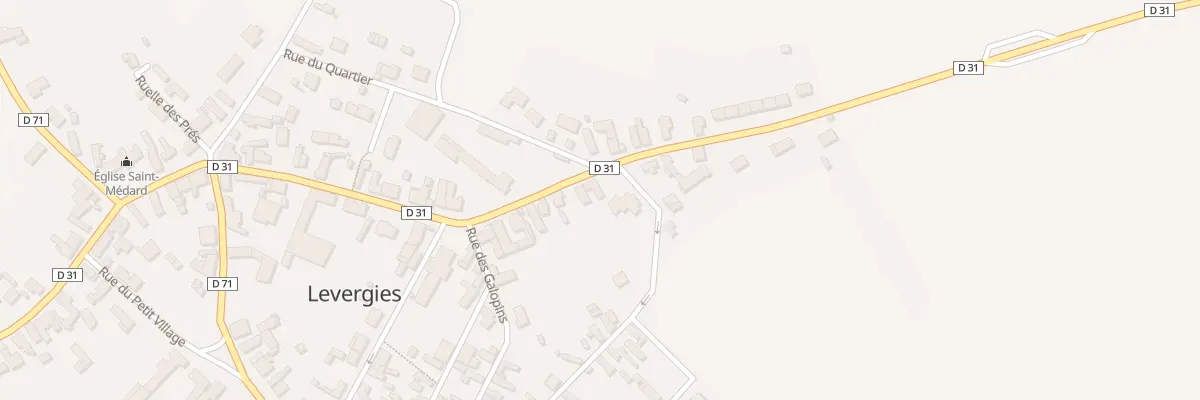 Plan du 11 Rue de Sequehart à Levergies