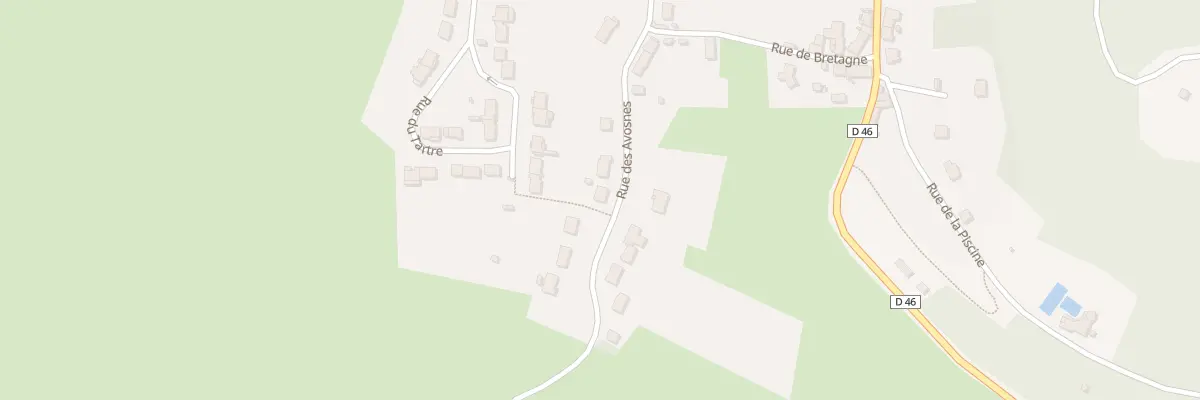 Plan du 14 Rue des Avosnes à Bellot